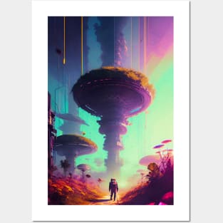 Abstract Another World Explorer Posters and Art